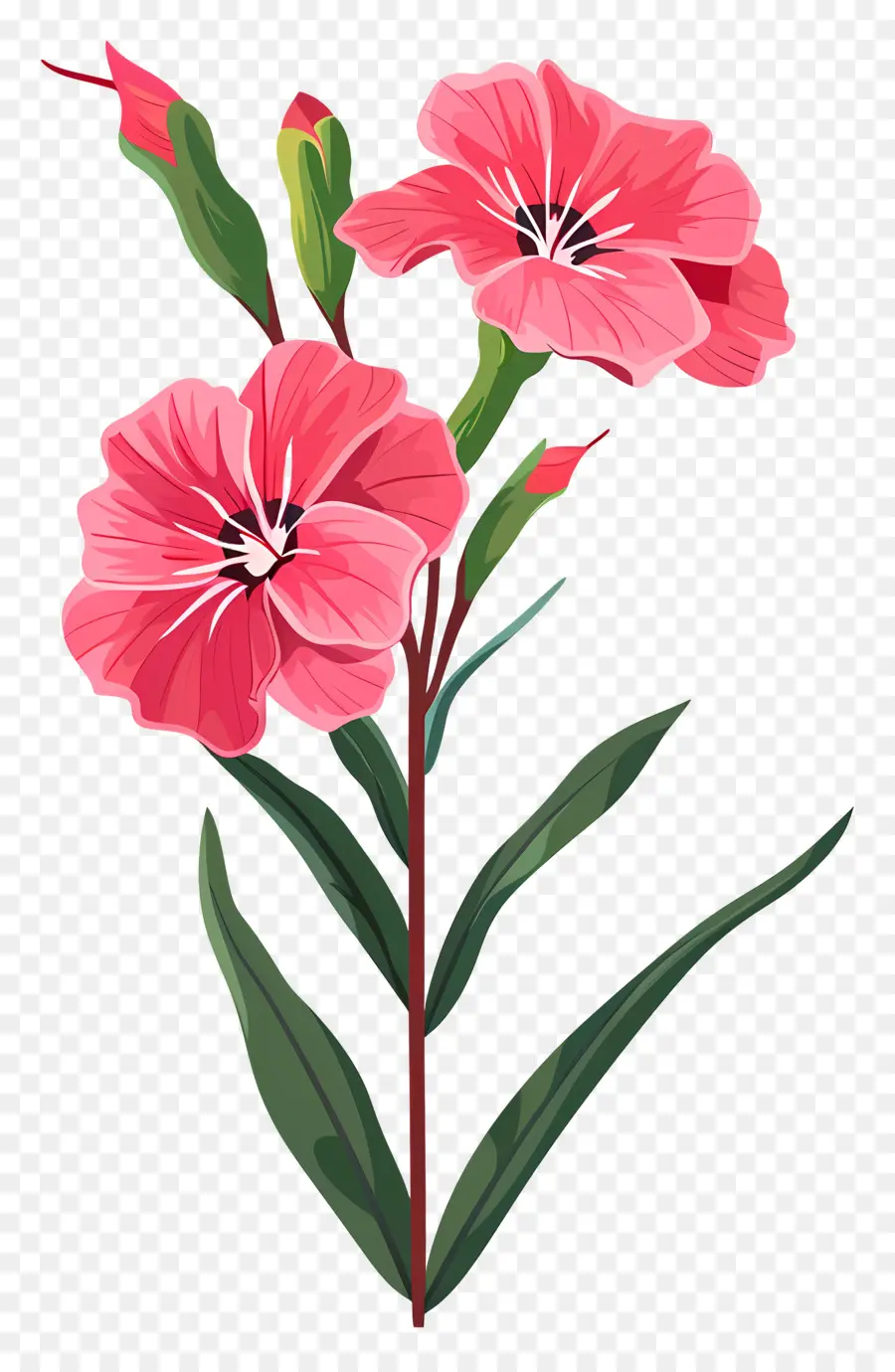 hoa hồng - Đóng hoa màu hồng với lá