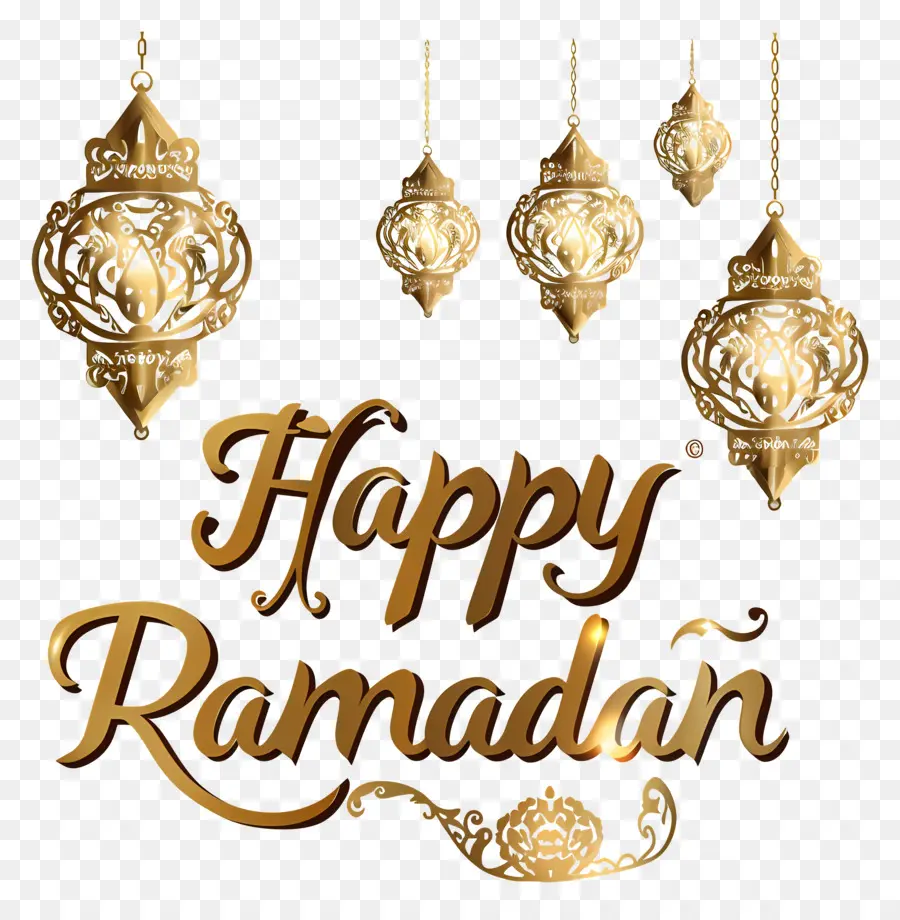 Happy Ramadan Golden Kronleuchter Metall Kronleuchter verziertes Design komplizierter Details - Goldener Kronleuchter mit kompliziertem Metalldesign