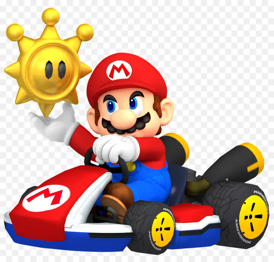 Phim hoạt hình Sun Red Suit Mũ bảo hiểm bốn bánh xe - Người hoạt hình trong Red Racing Kart