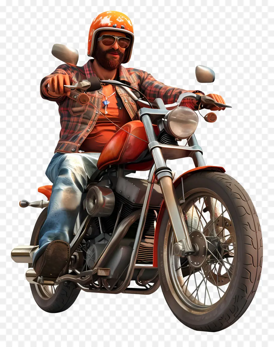 Mublebar per guida per casco motociclistica per motociclisti - Uomo in moto in guida elmetto, pronto per andare