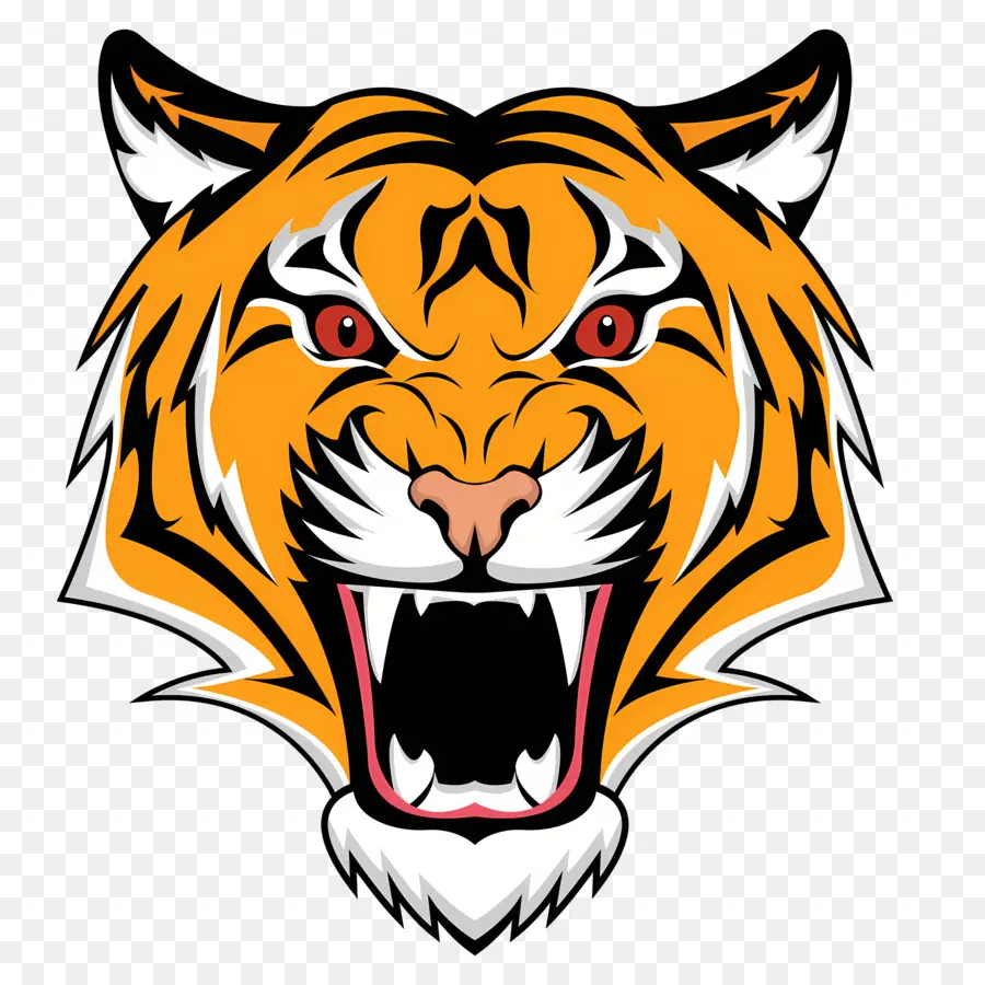 tiger logo - Tiger -Logo, das Kraft und Kraft symbolisiert