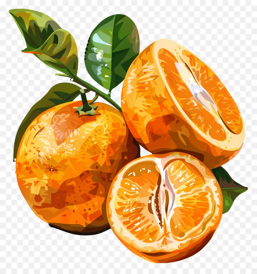 Quả cam cam vitamin C lành mạnh - Cam chín trên nền đen với lá