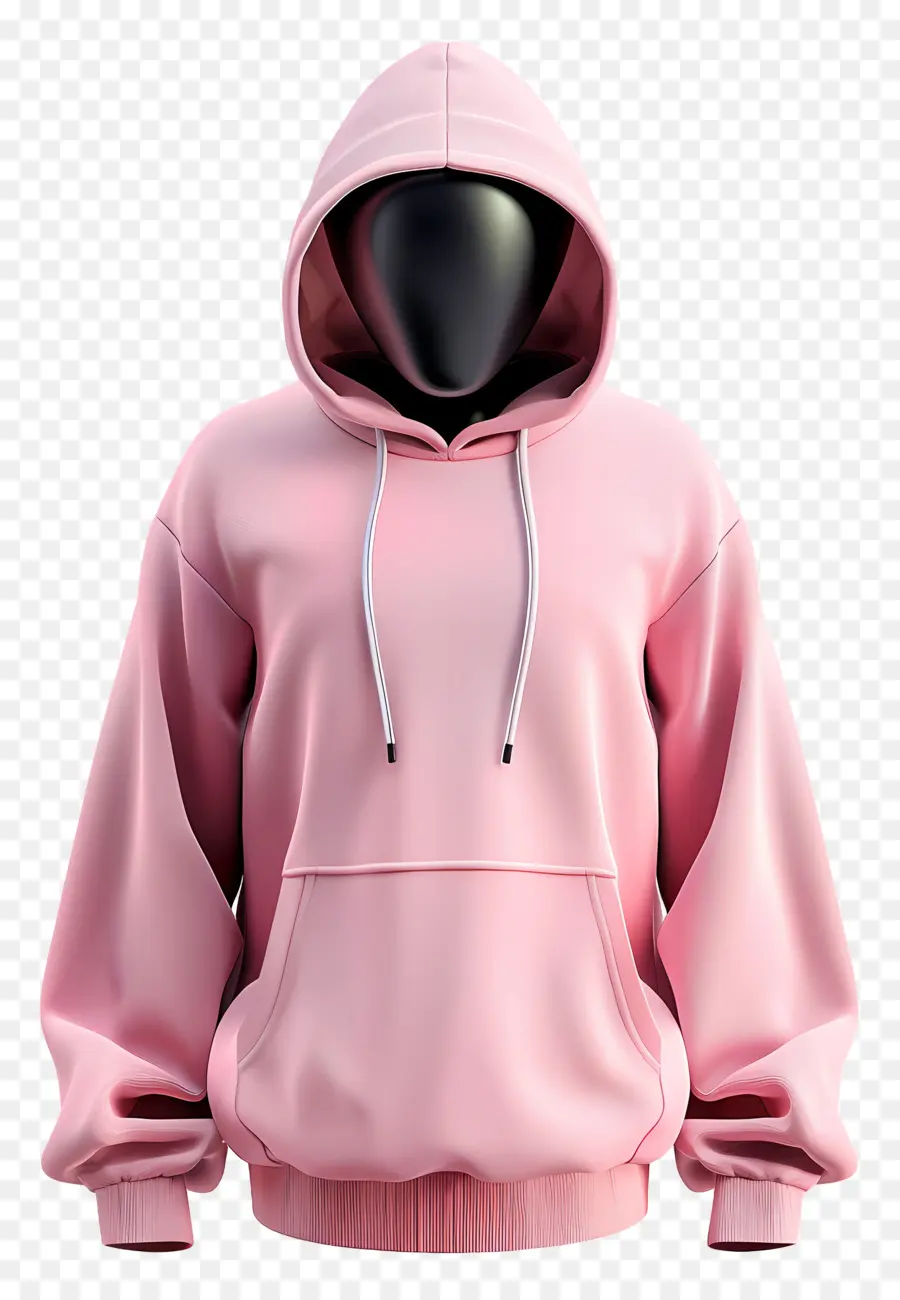 Hoodie Pink Hoodie Dual Hood bequemes elegantes Design - Pink Hoodie mit Doppelhaube, schlankes Design