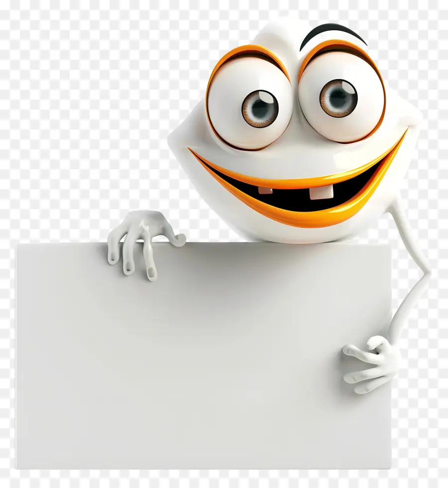 Face Face Frog Frog Cartoon occhiali sorridenti - Rana del cartone animato bianco sorridente con occhiali da sole con cartello
