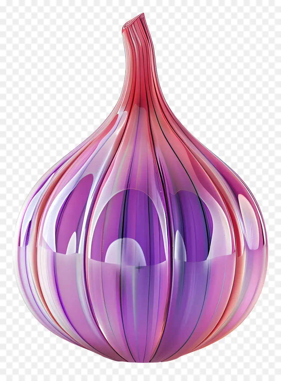 lampadina all'aglio di cipolla bianca viola - Bulbo aglio vibrante viola e bianco