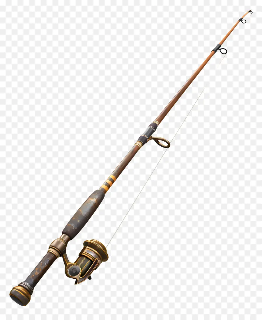 fishing rod fishing rod fishing reel metal finish gold finish