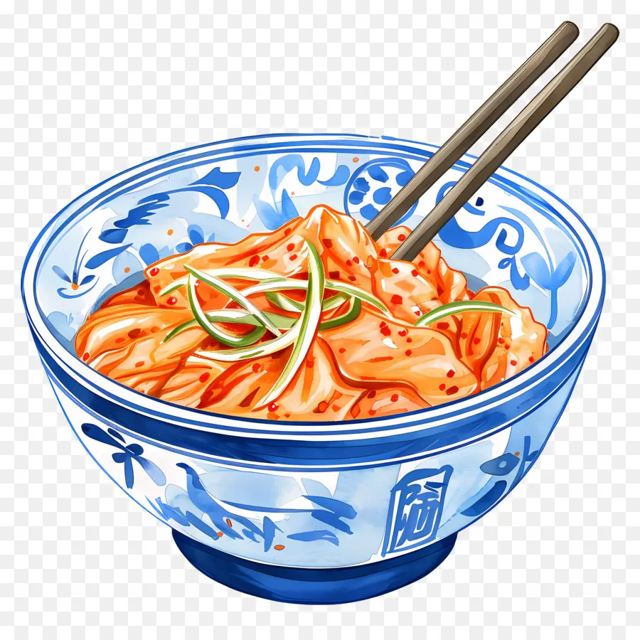 kimchi spicy hot sauce asian cuisine chopsticks
