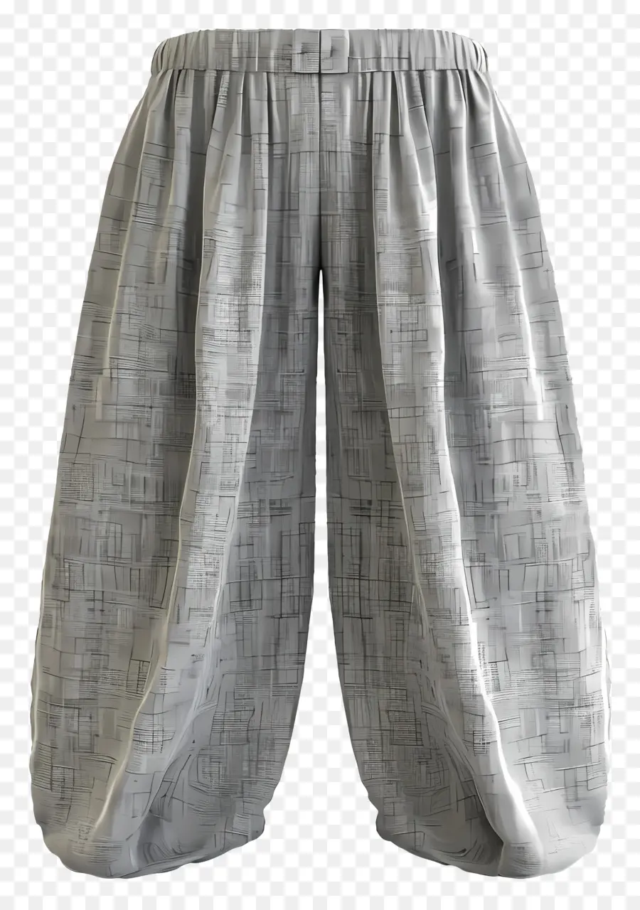 shopping online - Pantaloni di lino bianco con cintura elastica in vendita