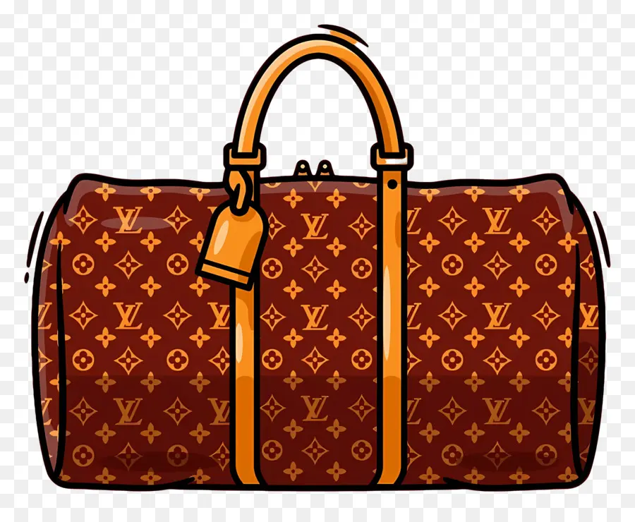 Luis Vuitton Bag LV Luxury Monogrammy - Borsa da viaggio in pelle Luxury Louis Vuitton monogramma