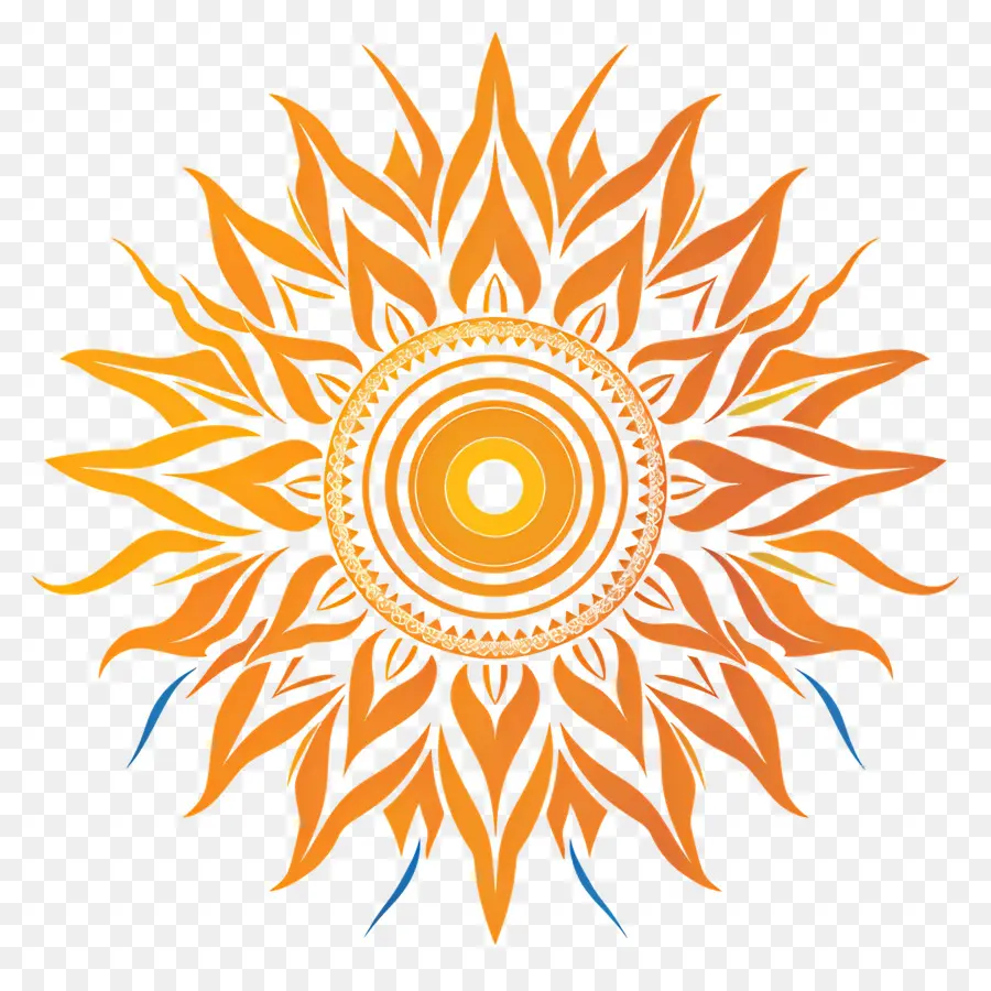 Ashoka Chakra - Helles, energiegeladenes Sonnendesign mit Einfluss der amerikanischen Ureinwohner