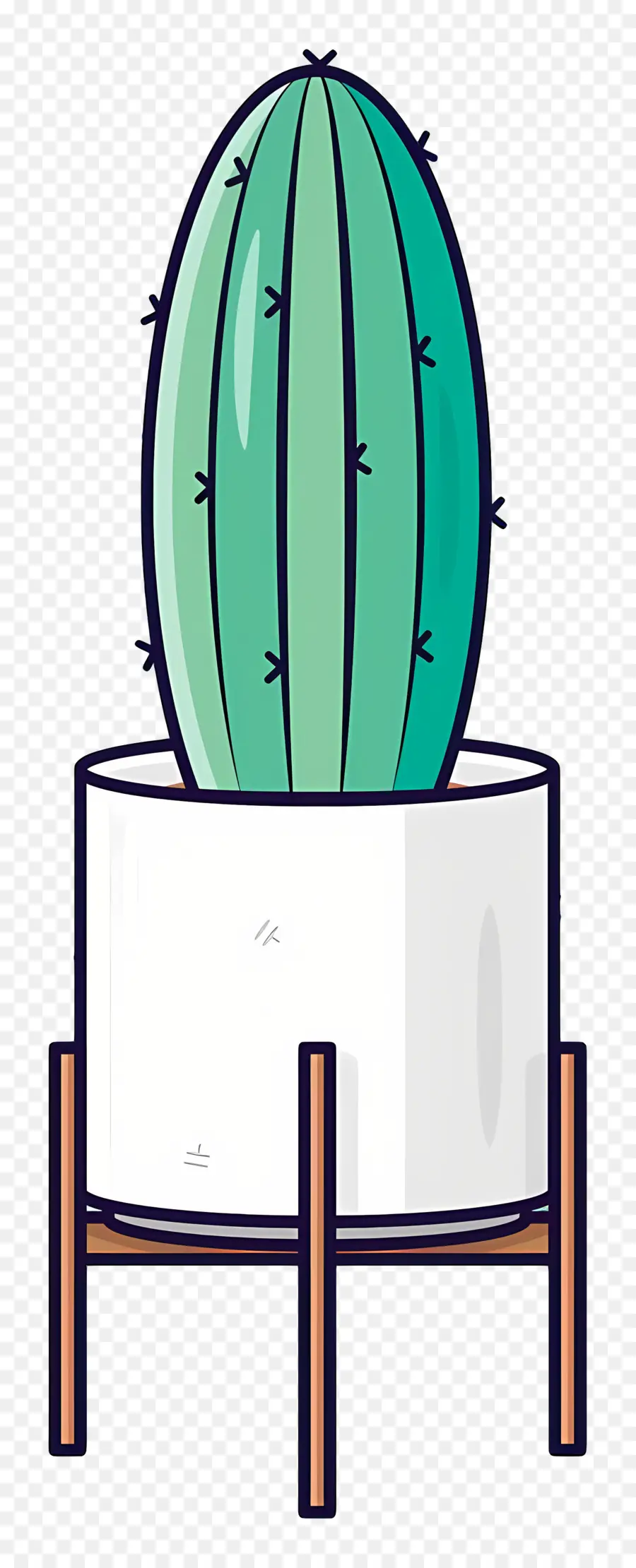 Kaktuspflanze Kaktuspflanze Sukkulente Innengarten -Zimmerpflanze - Nahaufsicht der Kaktuspflanze am Ständer