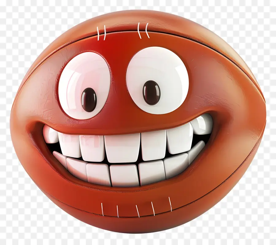 smiley Gesicht - Happy Basketball aus plastischer, realistischer Aussehen