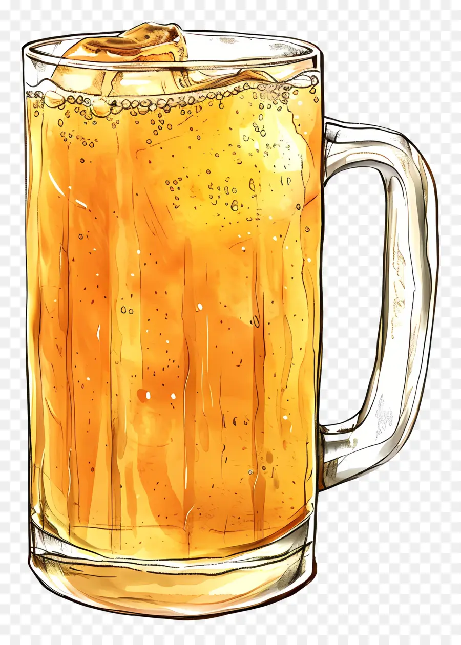 Jal-Jeera Getränk Bier kaltes Bier gefrostetes Glas goldenes Bier - Kaltes, erfrischendes Bier in gefrosteter Glasbecher