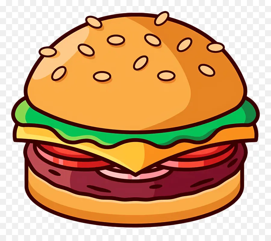 Hamburger - Sandwich di hamburger sul piatto con forchetta