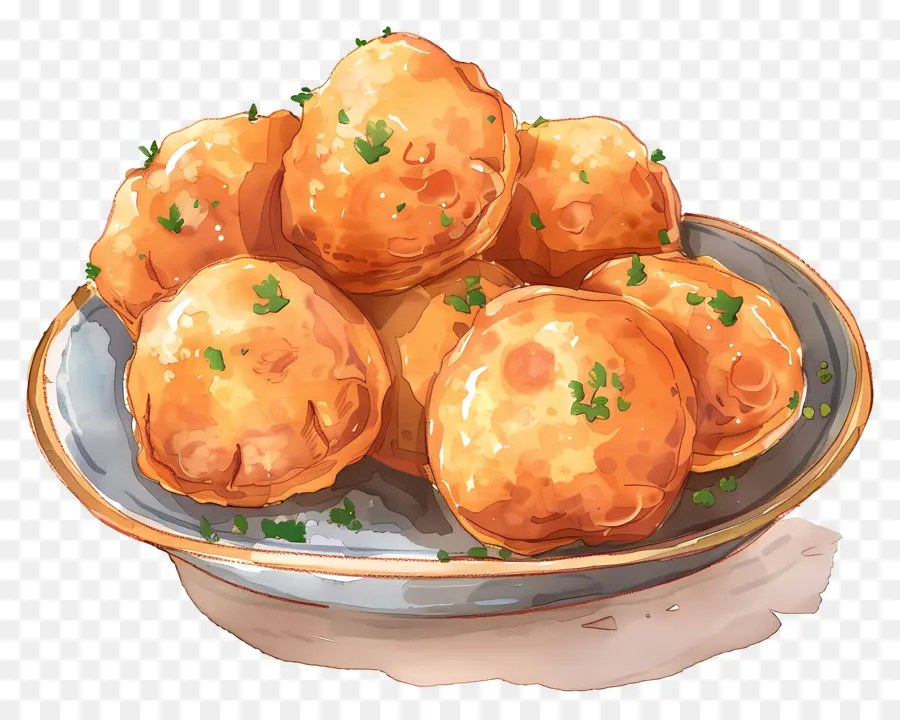 panipuri baked dough balls cheese stuffed dough balls golden brown baked appetizers