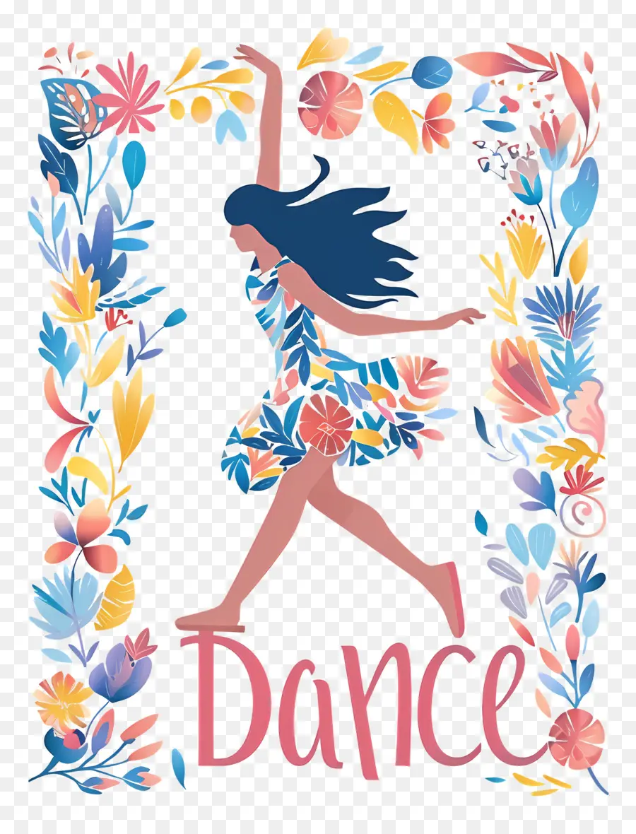 la giornata internazionale della danza - Immagine ad acquerello colorata ed energica della donna danzante