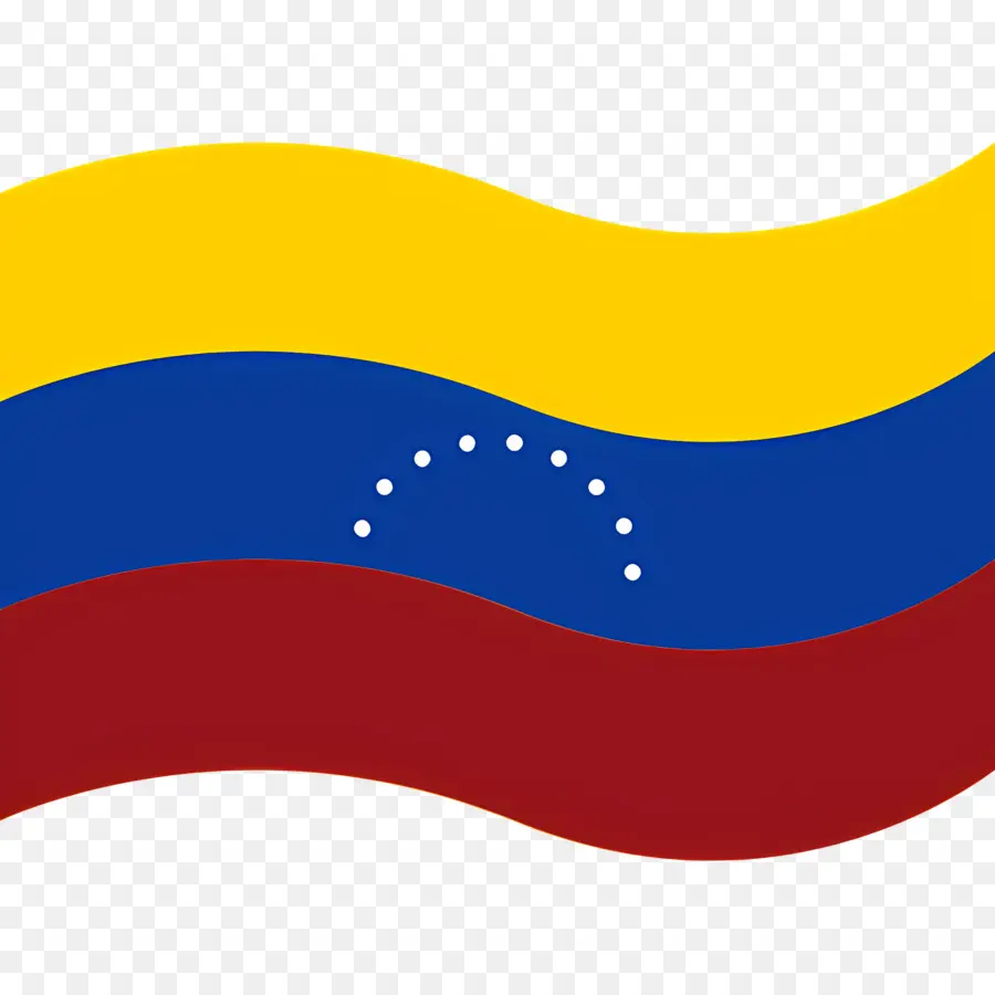 Venezuela Flagge Venezolanische Flagge Rot gelbblau - Rot, Gelb, blaue Streifen, venezolanische Flagge mit Wappen