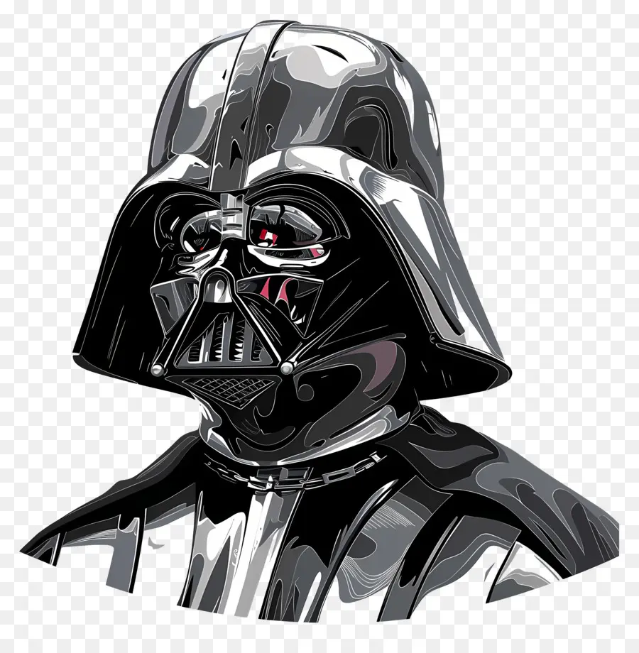Star Wars - Digital Circle Artwork von Darth Vader