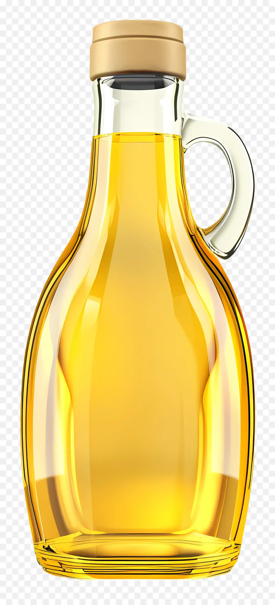 Glasscherben - Glasscherbenflasche verschüttetes Öl