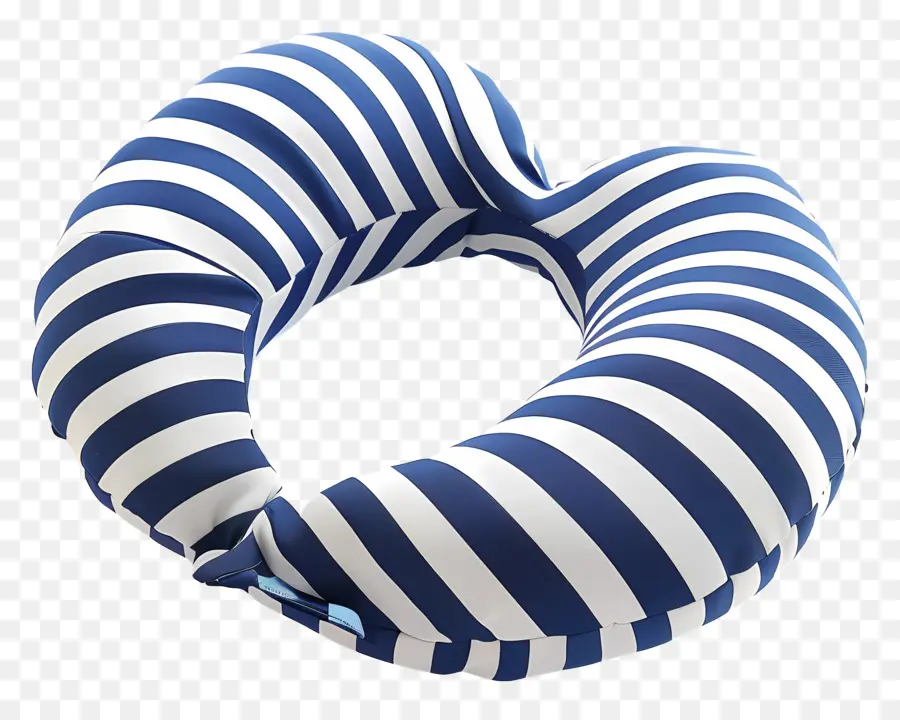 pillow blue and white striped pillow round shape hanging pillow