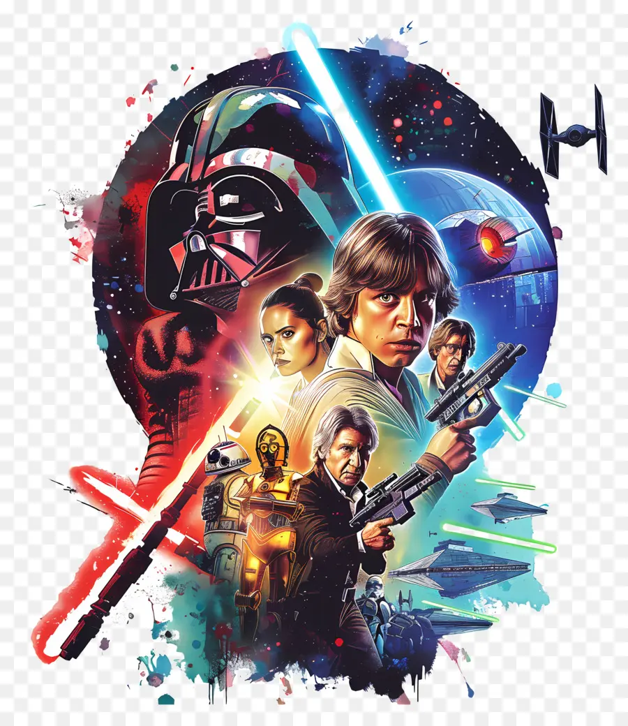 Star Wars - Star Wars Movie Poster Concept Art Concept