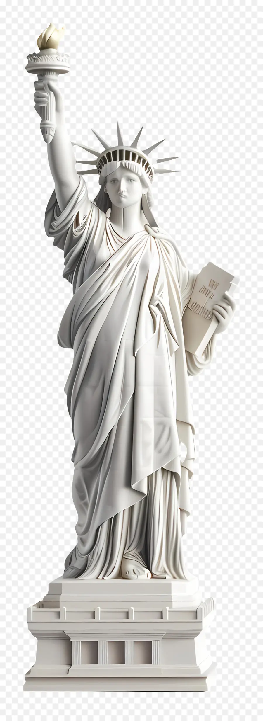 statua della libertà - Simbolo di libertà e speranza, torcia in mano