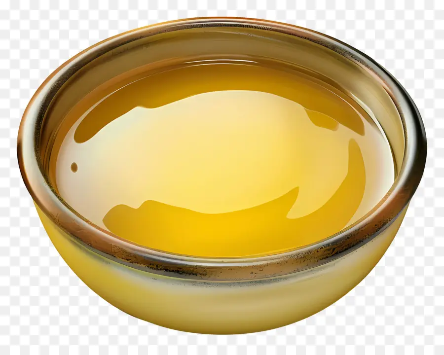 ghee yellow liquid glossy texture shiny surface bright color