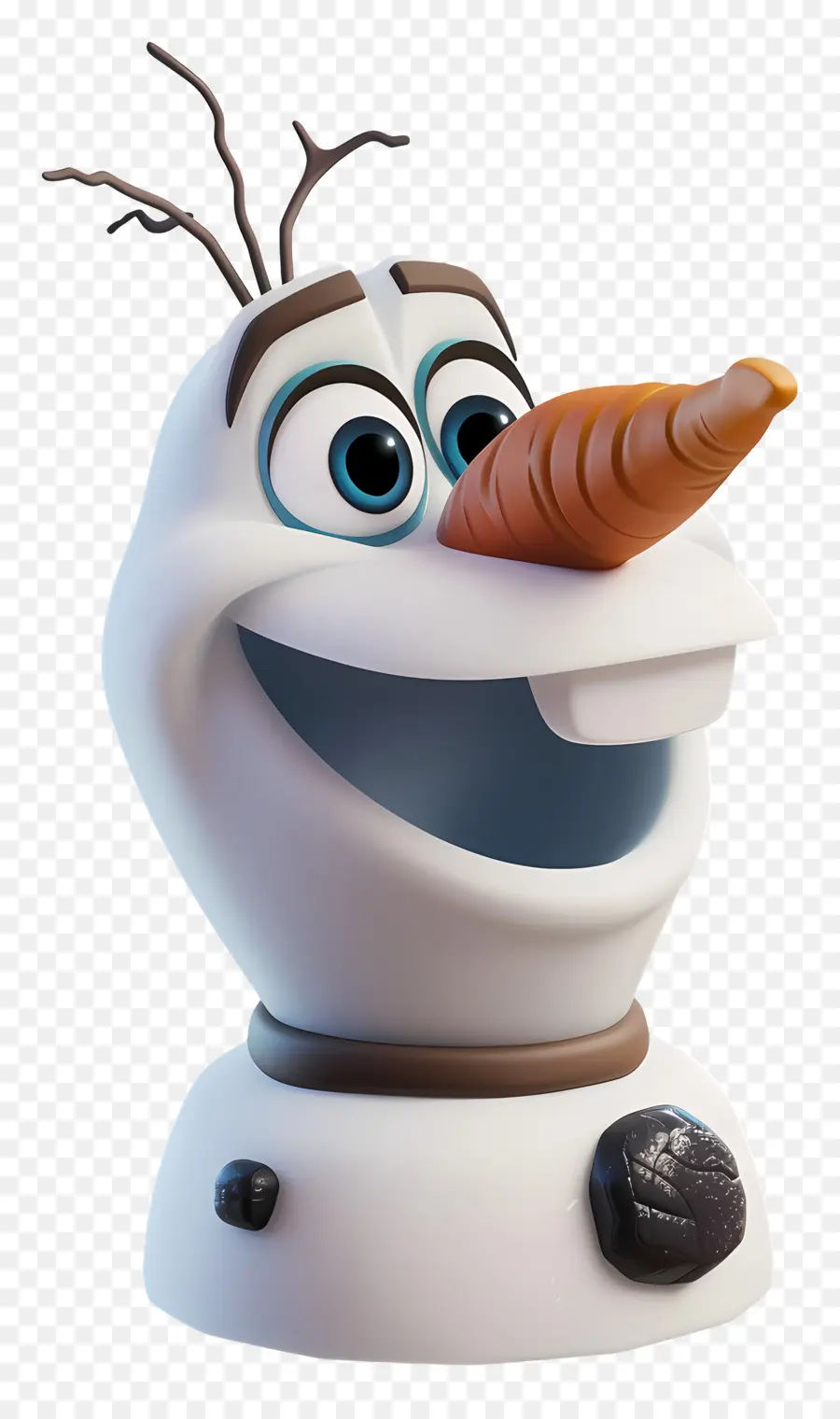 Olaf - Snowman animato Olaf con abbigliamento invernale