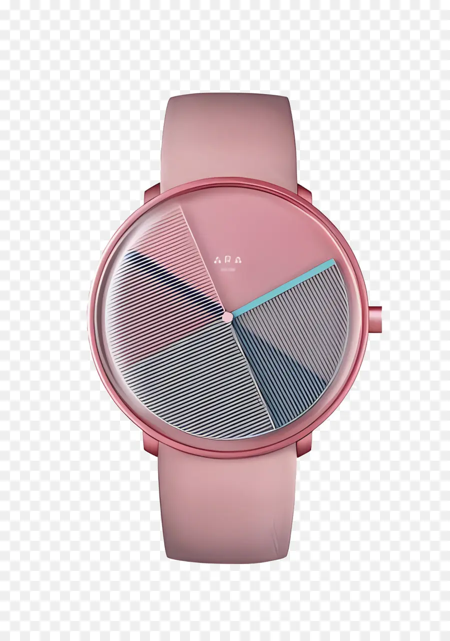 Blue Band Face Face Black Giờ đánh dấu thiết kế đồng hồ tối giản màu xanh - Đồng hồ màu hồng với ban nhạc màu xanh, khuôn mặt màu xám
