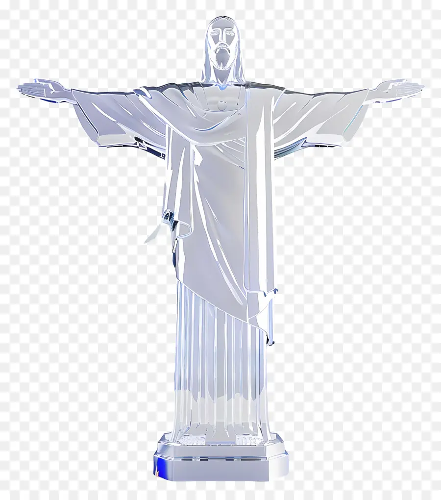 jesus Christus - Ikonische Cristo -Erlöserstatue in Rio de Janeiro