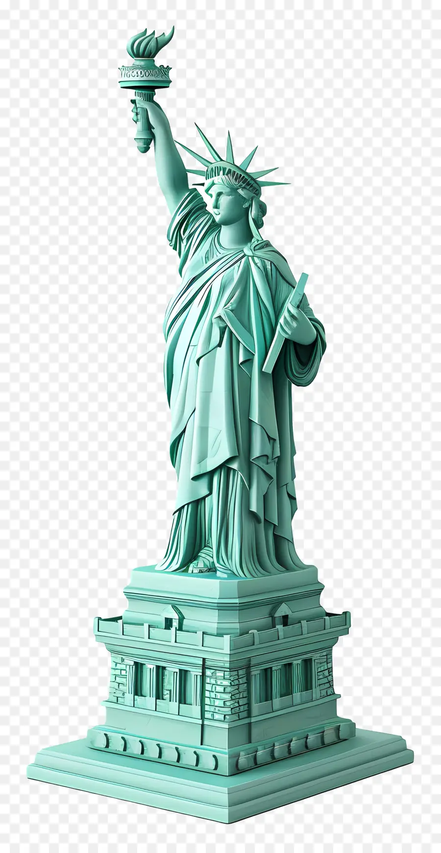 Freiheitsstatue - Ikonisches Symbol der amerikanischen Freiheit in NYC