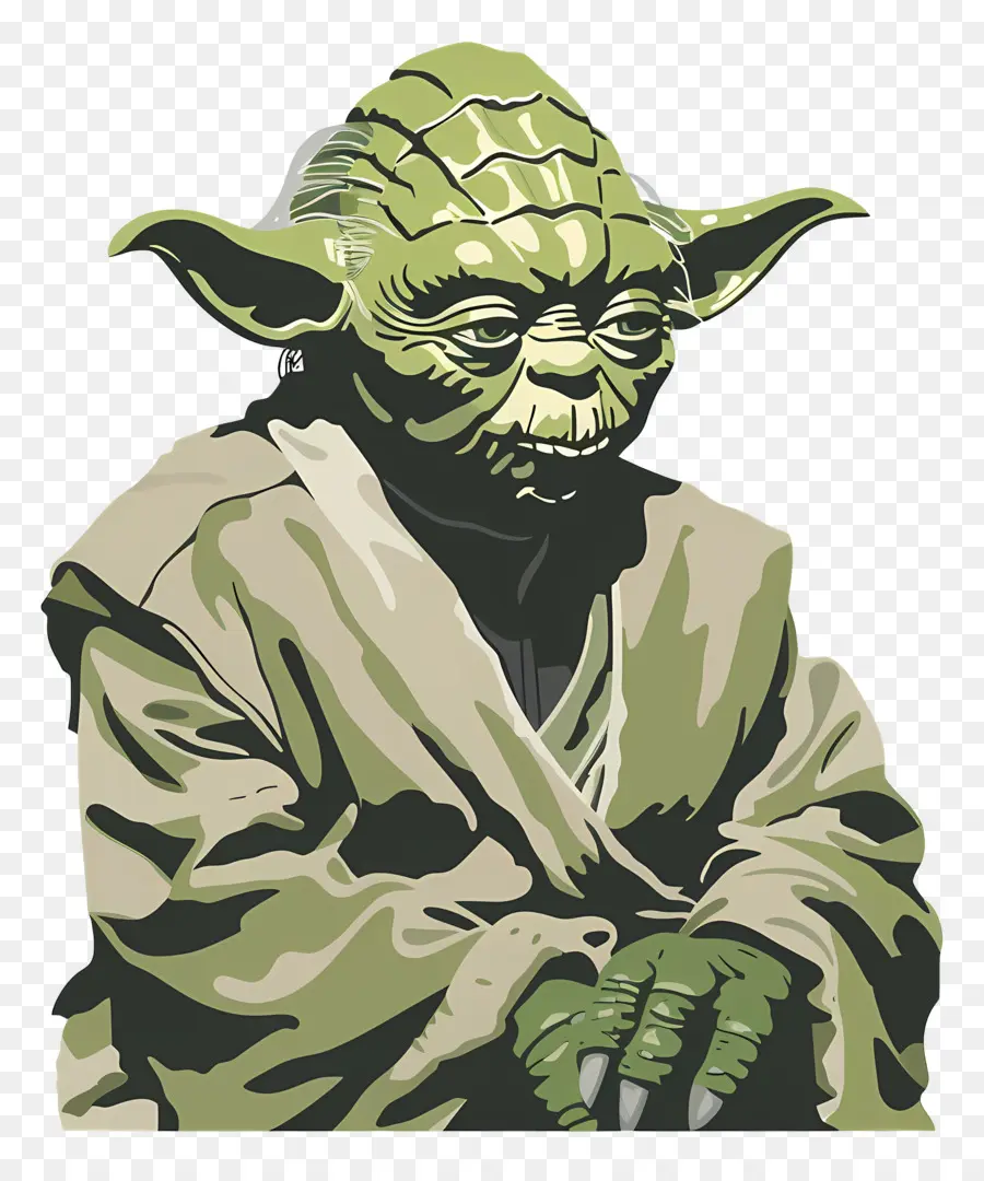 chiến tranh giữa các vì sao - Nhân vật Yoda từ Star Wars in Robe