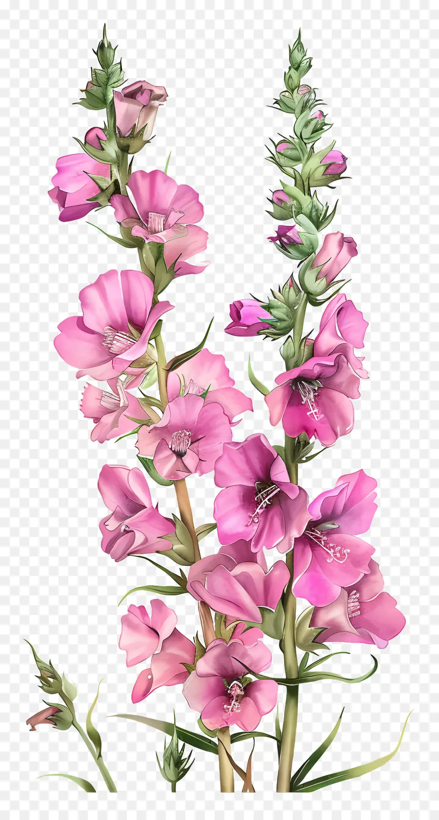 fiore rosa - Grande fiore rosa, petali delicati, immagine classica
