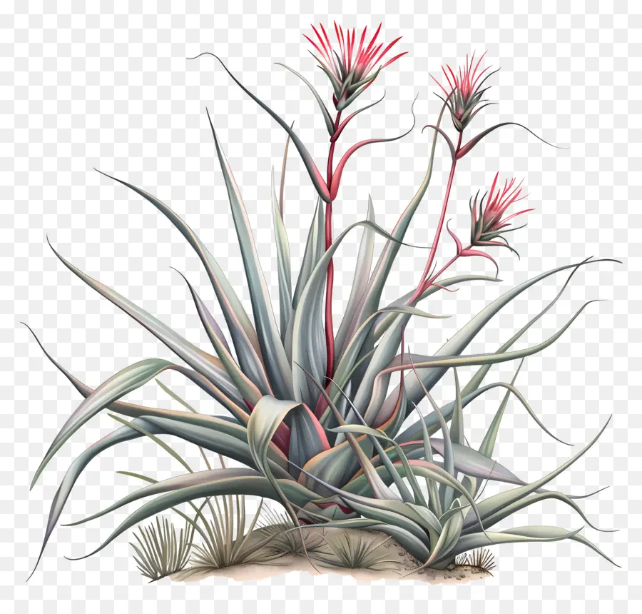 Kaktus - Blühende rote Kakteen vor dunklem Hintergrund