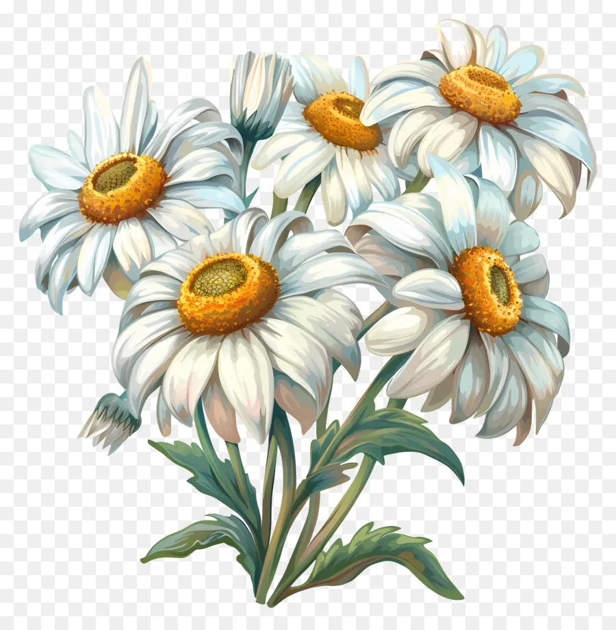 bunch of daisies white daisies bouquet fresh flowers bloom