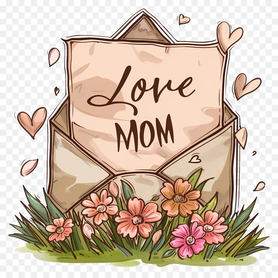 amore mamma mamma bambino amore - Madre e bambino circondati da fiori