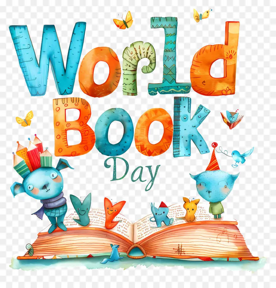 thế giới ngày sách - Động vật ăn mừng ngày sách thế giới với sự phấn khích