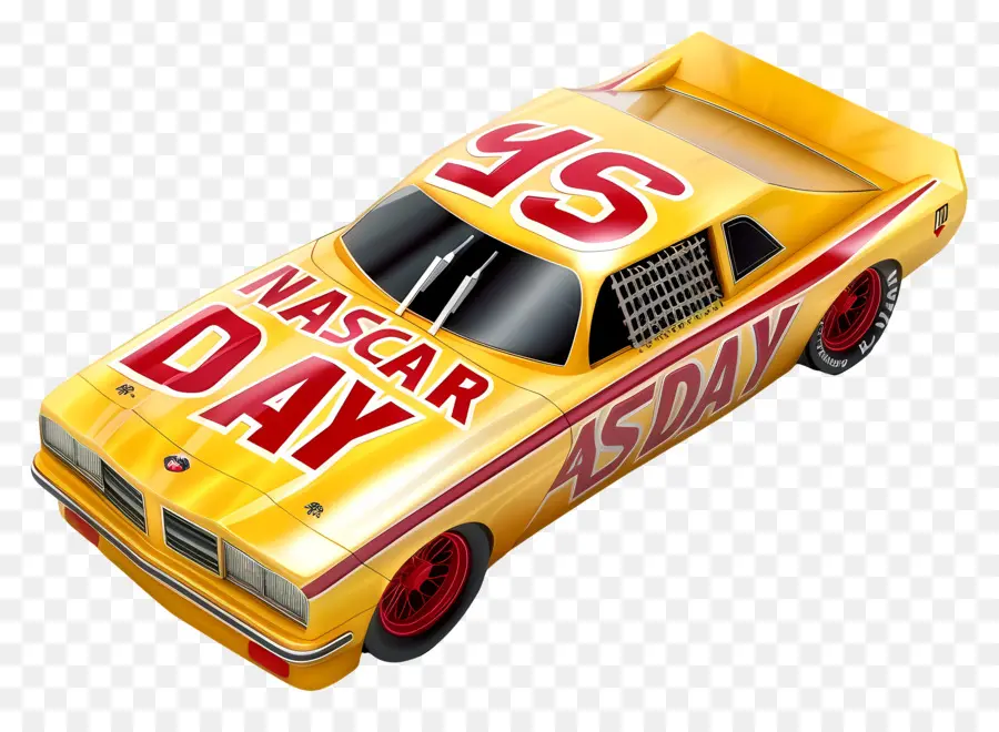NASCAR Day NASCAR Racing Stock Car Vintage - Auto NASCAR vintage con logo NASCAR Day