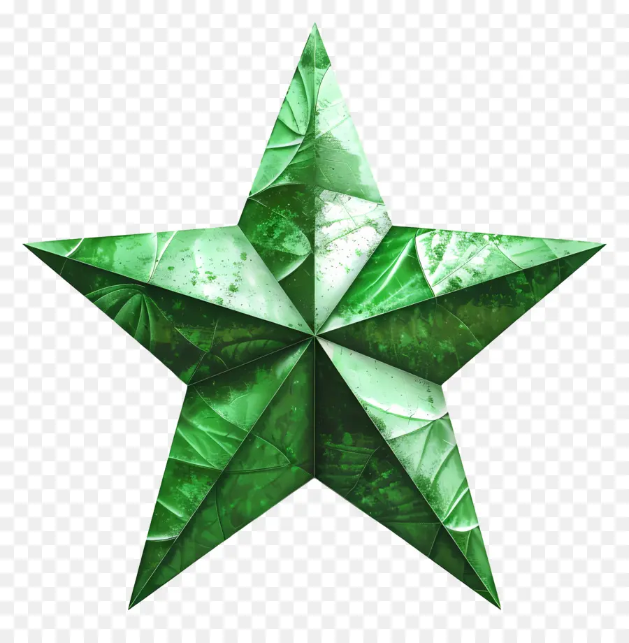 foglia texture - Starfish verde con consistenza simile a foglie, galleggianti