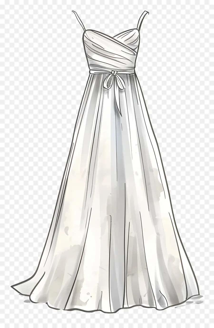 brautkleid - Elegantes Seiden -Hochzeitskleid auf Schaufensterpuppe
