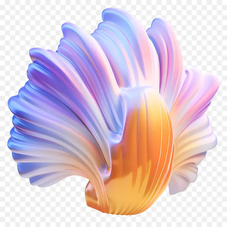 Shell Shell Mẫu đầy màu sắc gần gũi - Vỏ đầy màu sắc với bề mặt và đường nét mịn