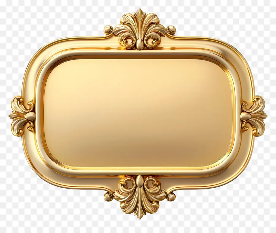 gold plaque golden tray ornate floral designs 19th century victorian era