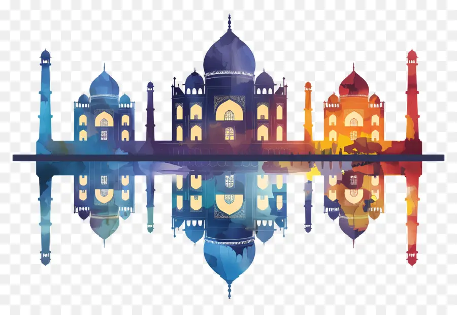 Taj Mahal - Nhà thờ Hồi giáo Ấn Độ làm bằng gạch, đá, kim loại
