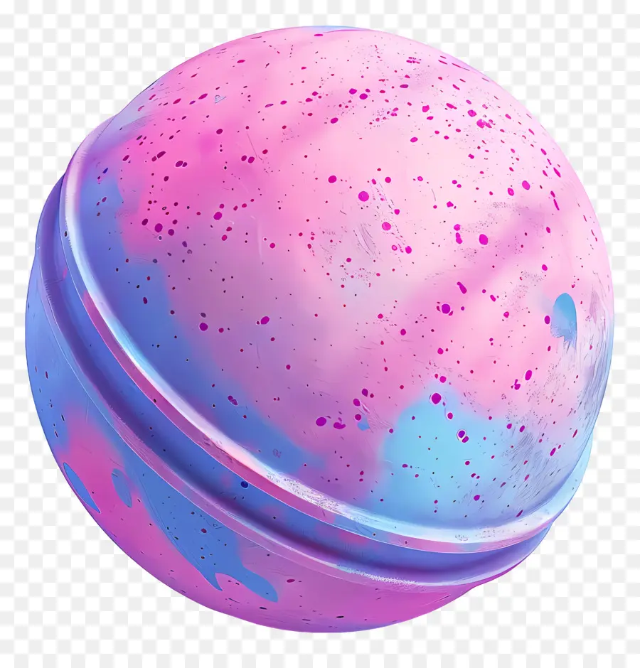 abstrakte Kugel Badbombe farbenfrohe Kugel Mehrdimensionale intergalaktische - Farbenfrohe, mehrdimensionale Kugel mit abstraktem Aussehen