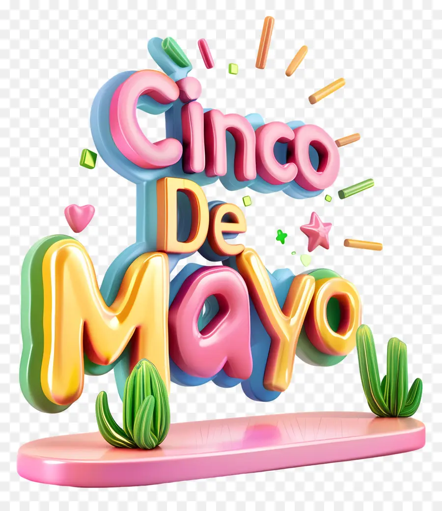 5. Mai Mai feiern mexikanische Feiertage Feste Dekoration Kulturelle Veranstaltung - Helles, farbenfrohe Cinco de Mayo Celebration Display