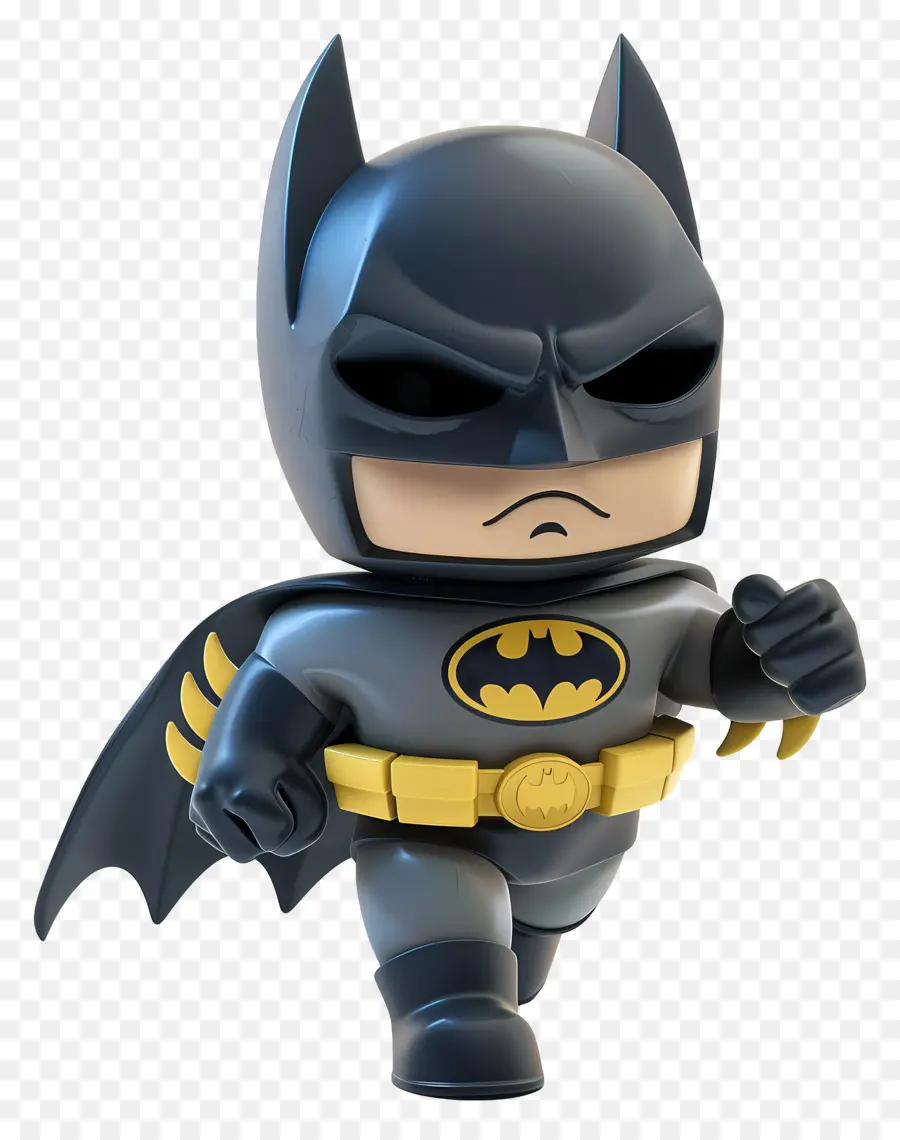 Batman - Costume di Batman, uomo che tiene il telefono, determinato