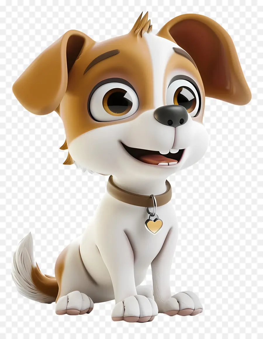 Hoạt hình cho chú chó con chó con dễ thương sinh nhật dễ thương - Chó con sinh nhật dễ thương với cái nhìn mở miệng