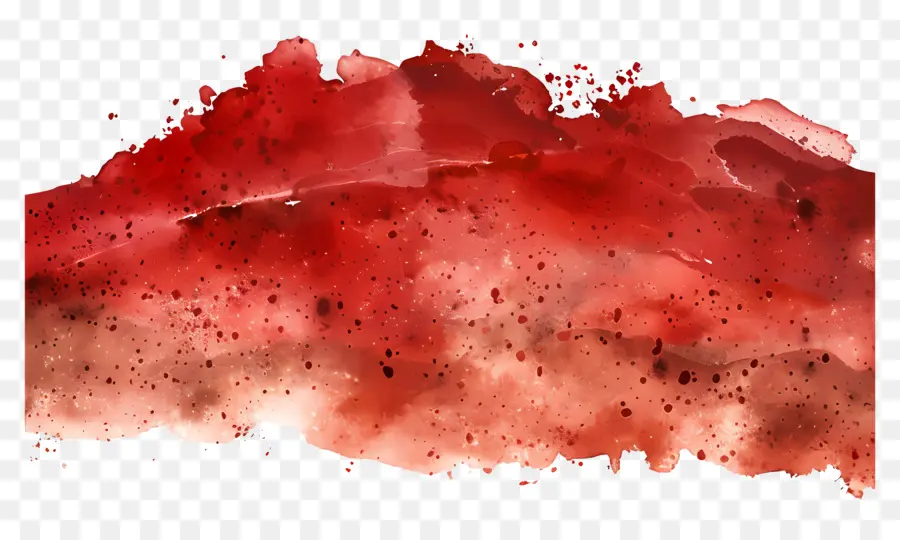 red soil red and black painting watercolor effect bold color scheme intensity