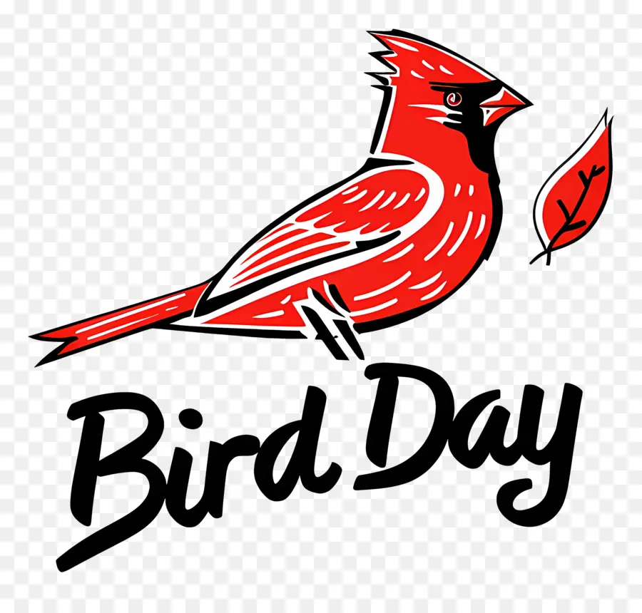Bird Day Red Bird Nature Bird Day Wildlife - Uccello rosso, becco aperto, 