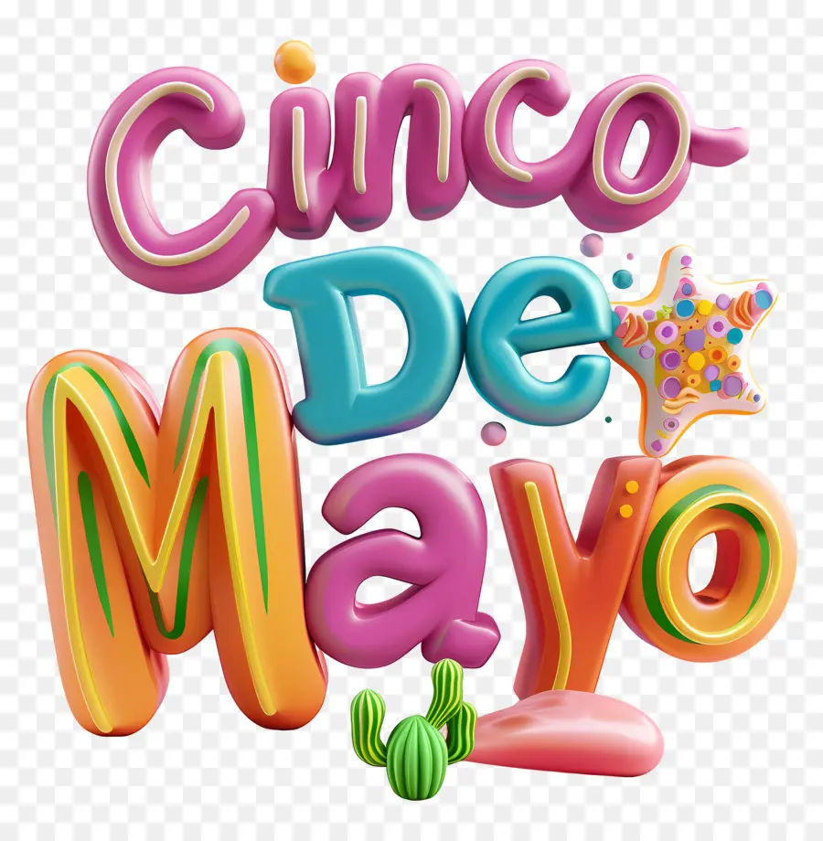 a forma di stella - Colorful Cinco de Mayo Cake Design